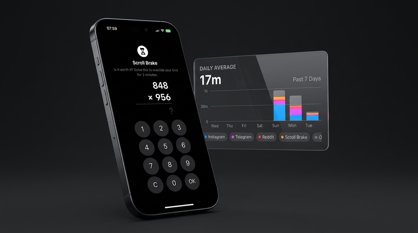 Scroll Brake : comment j'ai conçu un bloqueur iOS de 4 Mo contre le doomscrolling