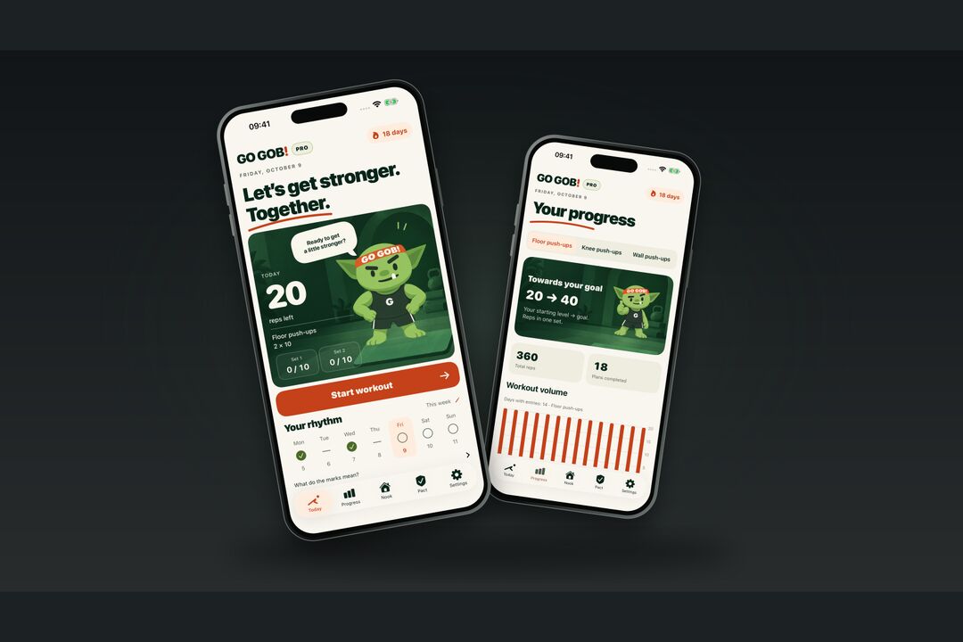 How Go Gob! Helps You Count Push-Ups and Keep Showing Up